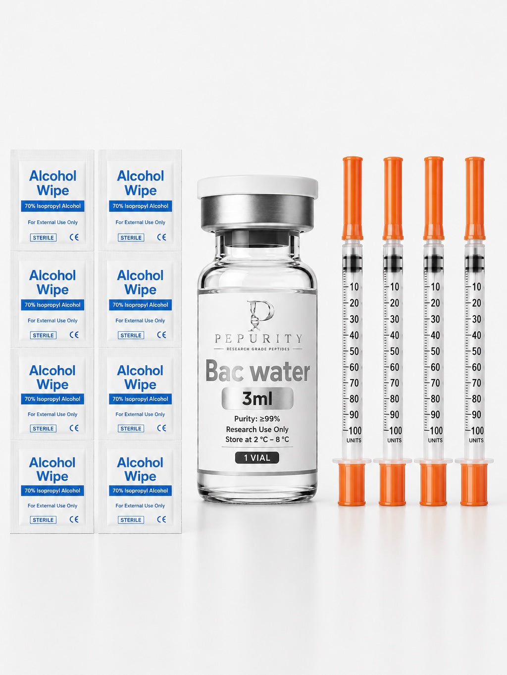 3ml Bacteriostatic water starter pack